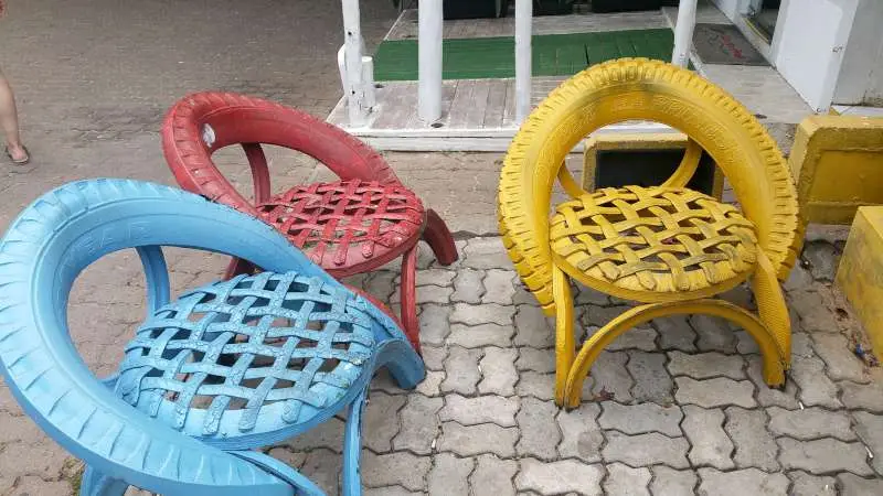 terrasse de bar ... rechappée