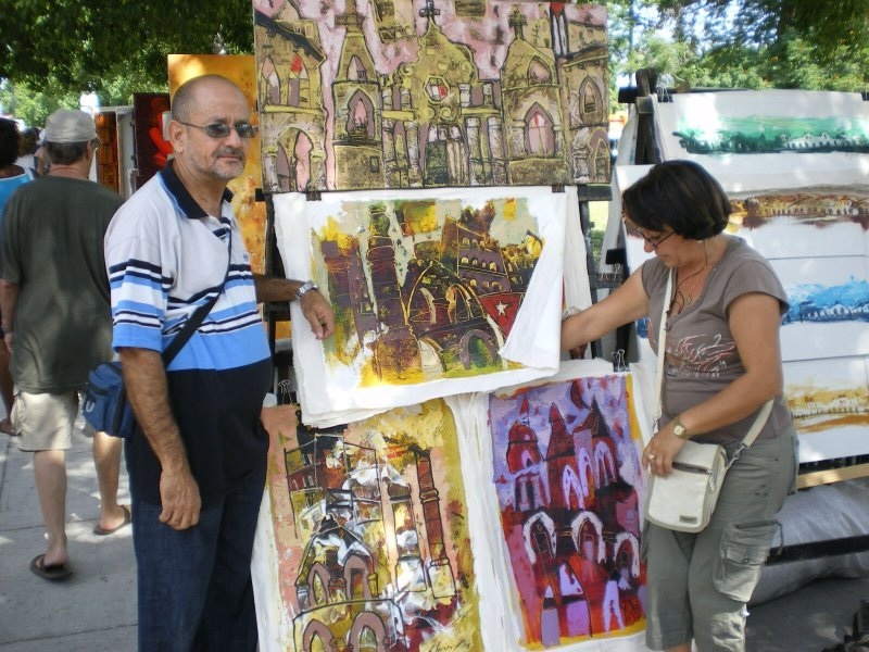 Peintres, La Havane, 2009