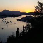 Coucher de soleil sur Poros